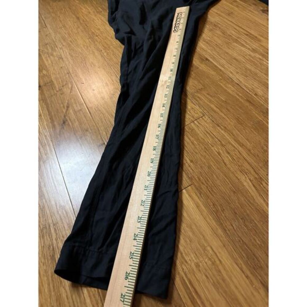 Lululemon Perfectly Poised Short Sleeve Jumpsuit‎ Black Button Henley Size 2 - Picture 8 of 11